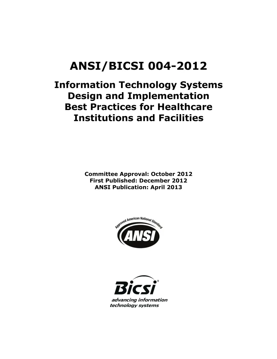 BICSI 004-2012 pdf
