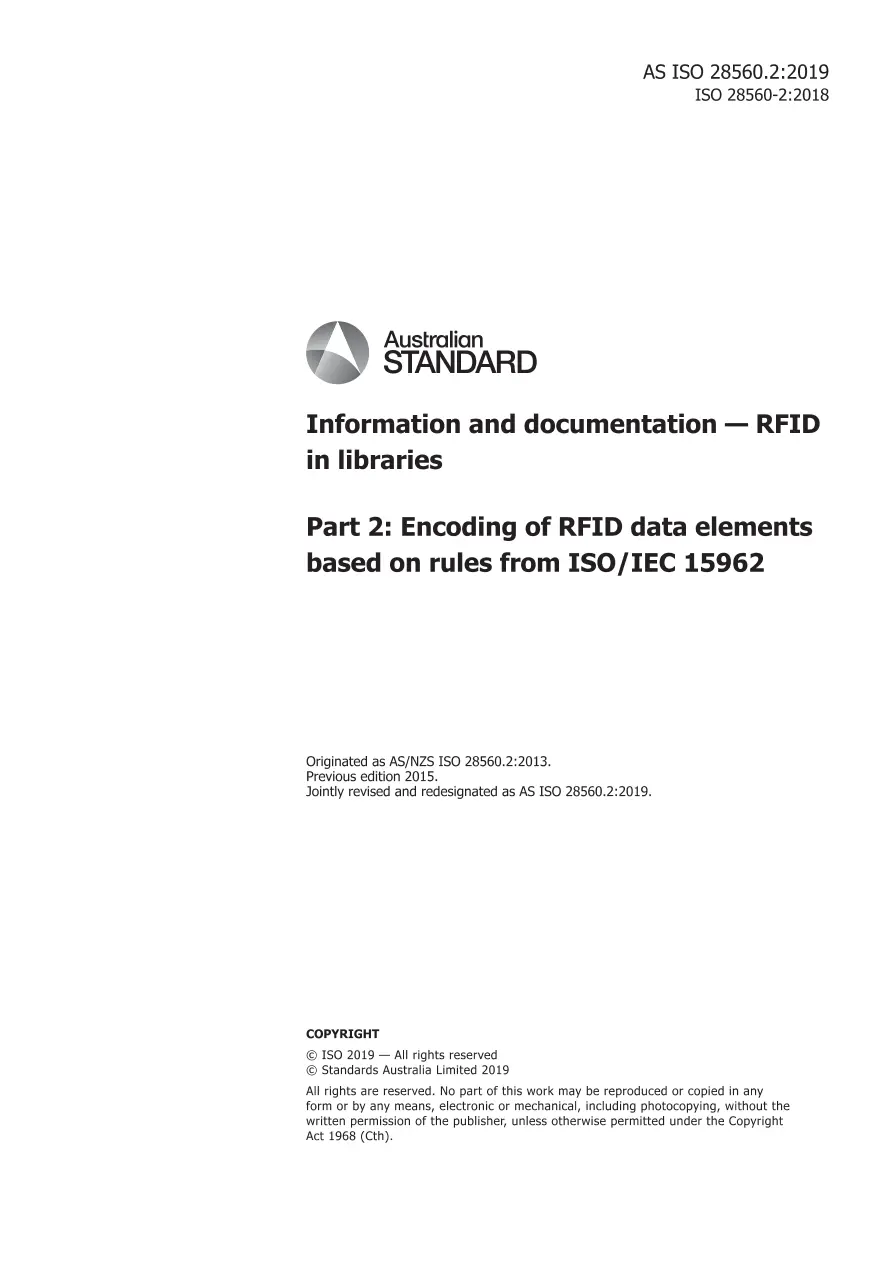 AS ISO 28560.2:2019 AS ISO 28560.2:2019 pdf