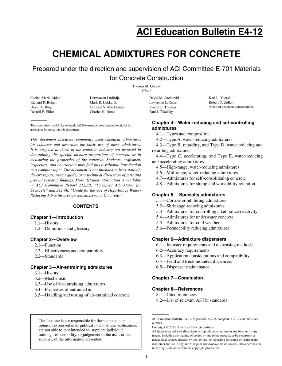 ACI E4-12 ACI E4-12 pdf