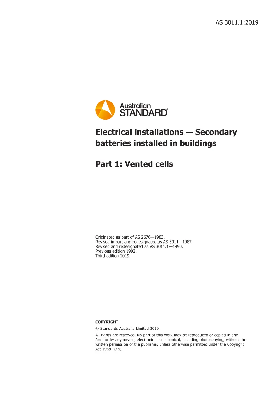 AS 3011.1:2019 AS 3011.1:2019 pdf