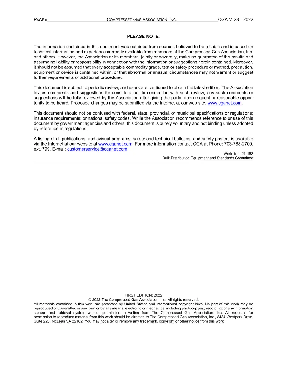 CGA M-28 pdf