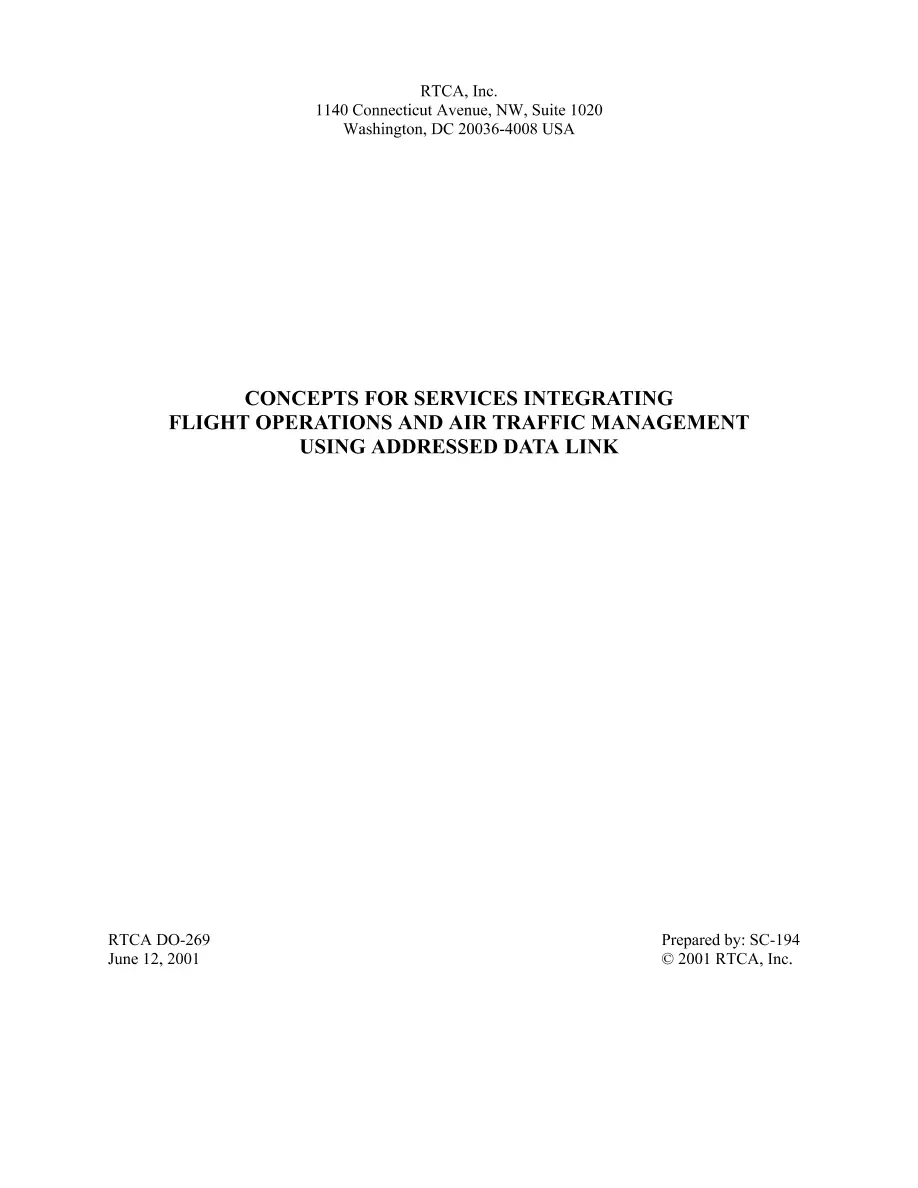 RTCA DO-269 pdf