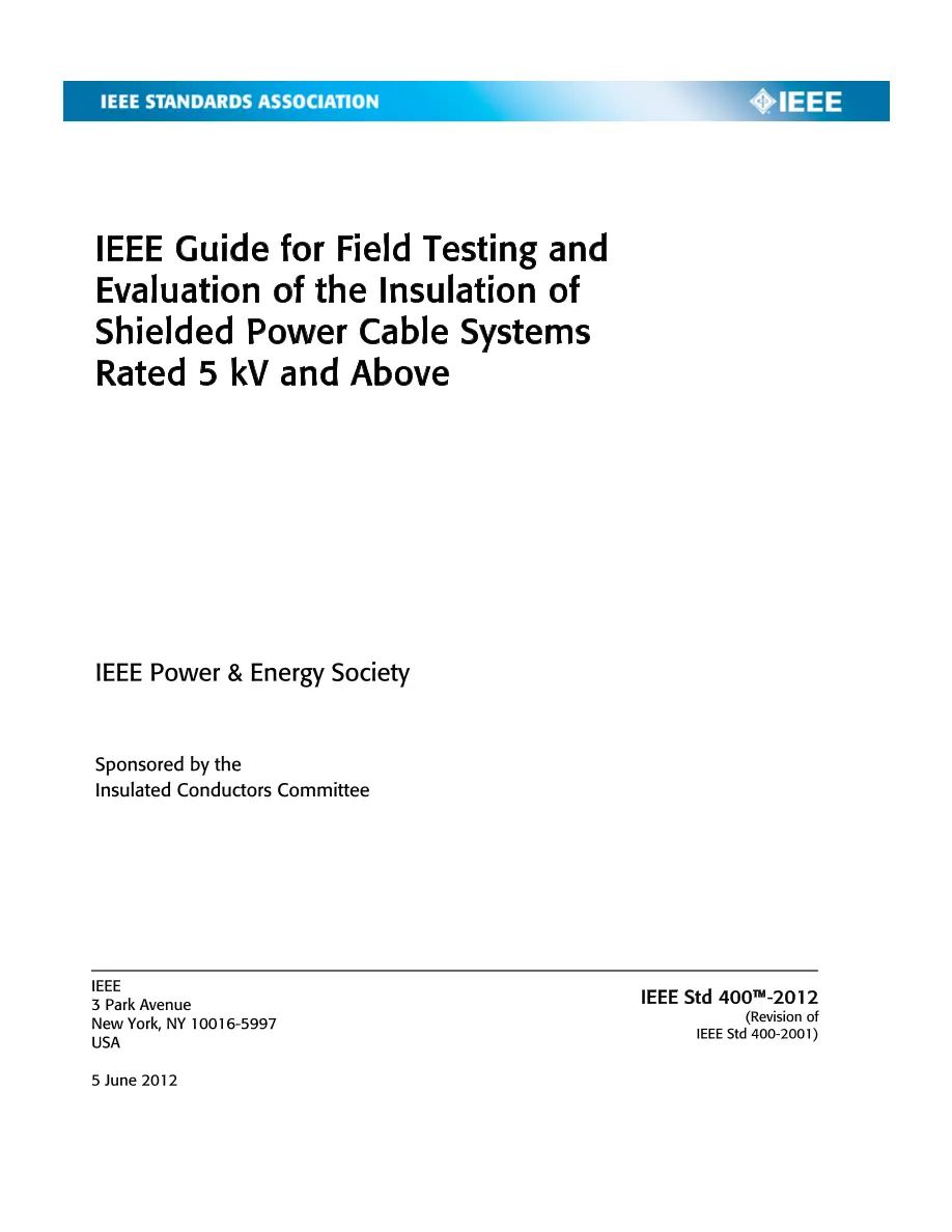 IEEE 400-2012 IEEE 400-2012 pdf