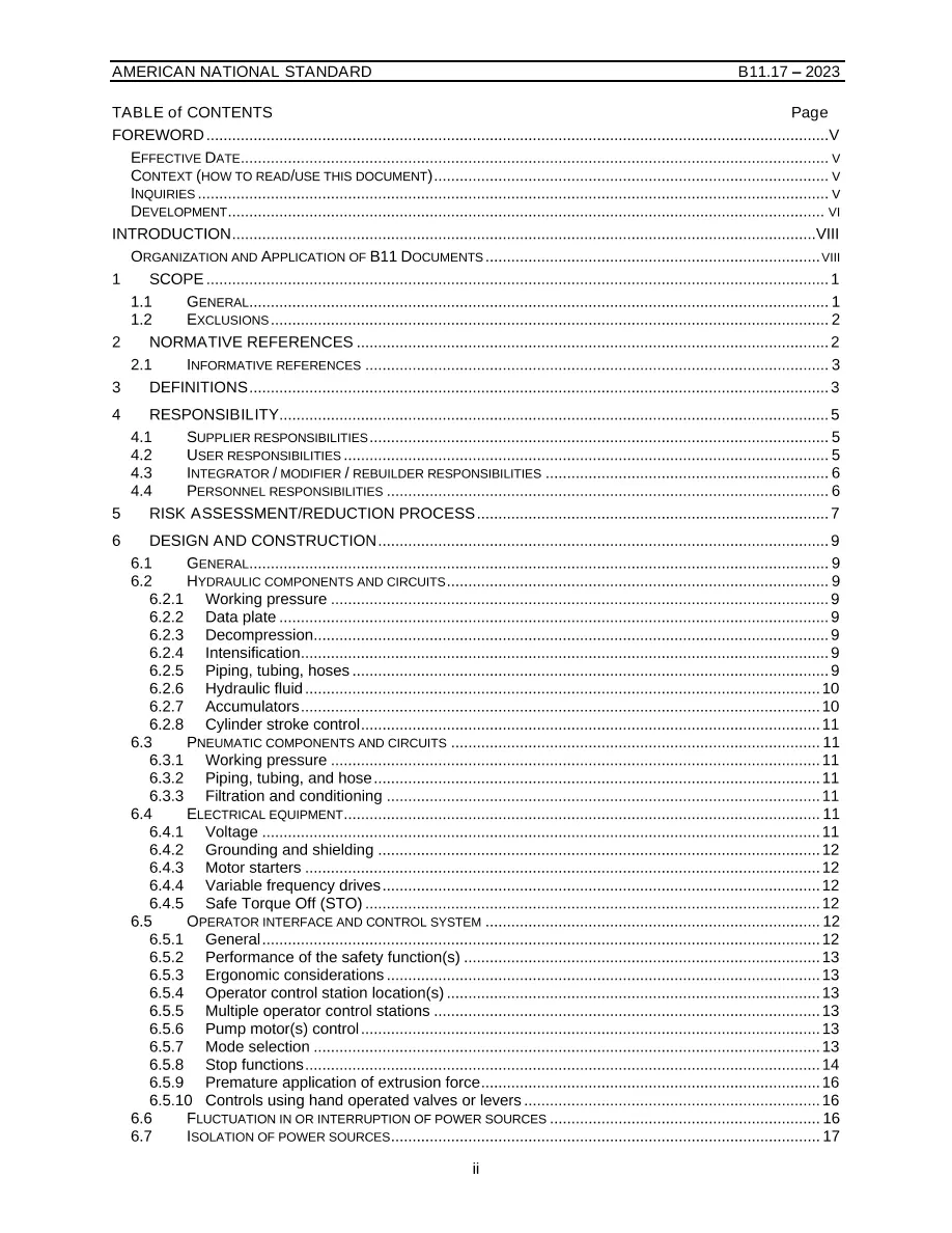 B11 B11.17-2023 B11 B11.17-2023 pdf