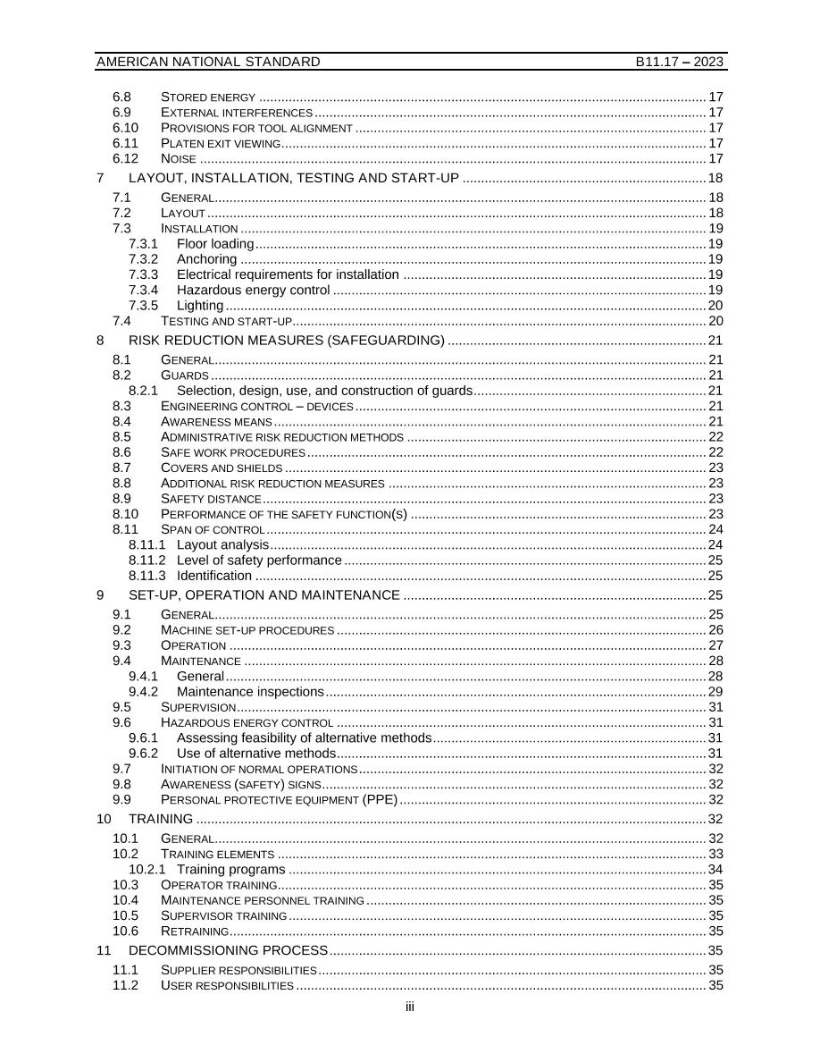 B11 B11.17-2023 B11 B11.17-2023 pdf