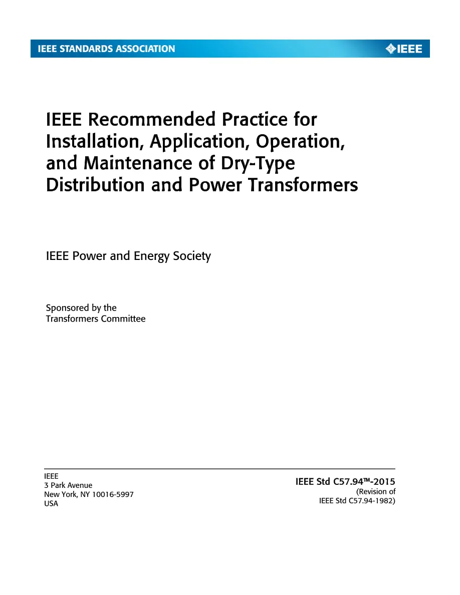IEEE C57.94-2015 IEEE C57.94-2015 pdf