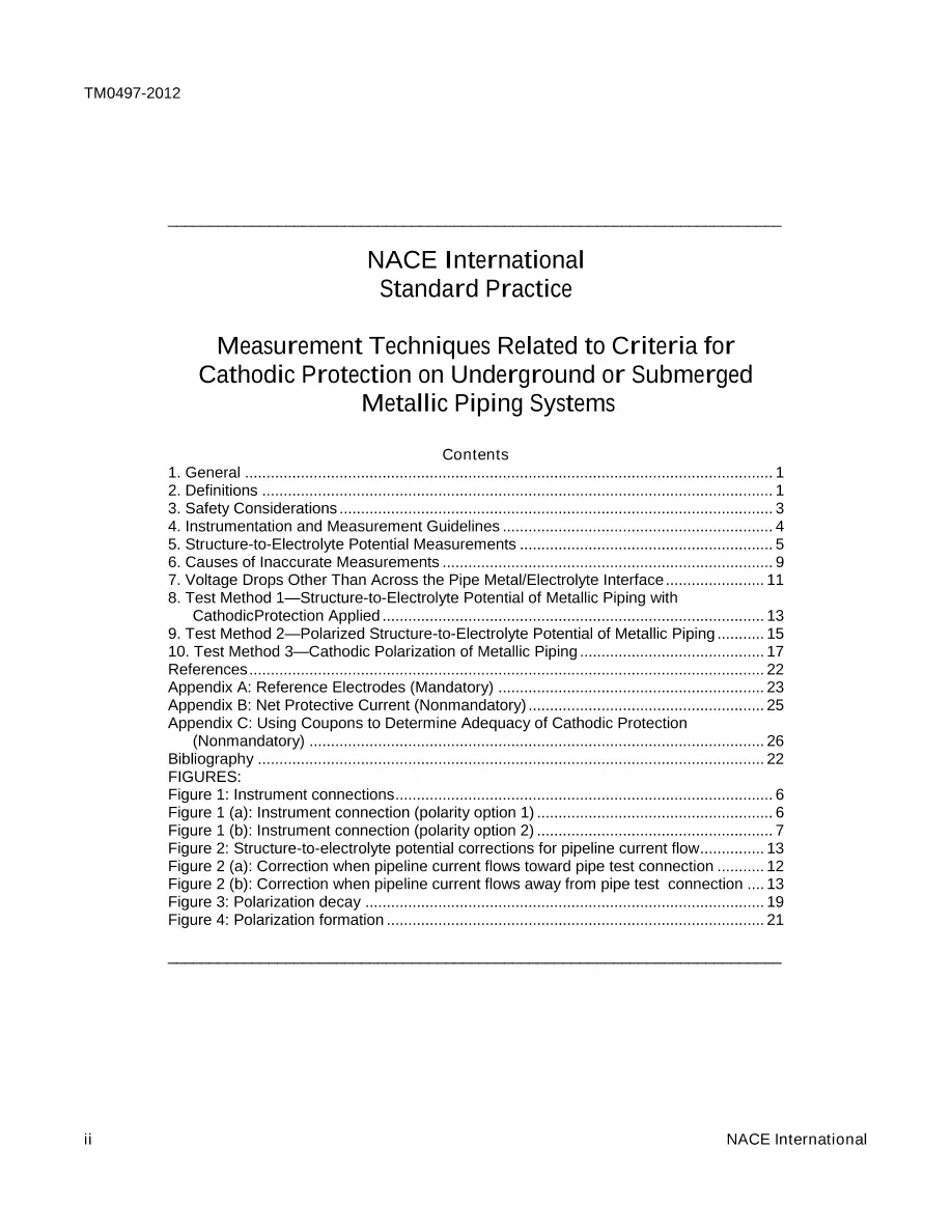 NACE TM0497-2012 NACE TM0497-2012 pdf