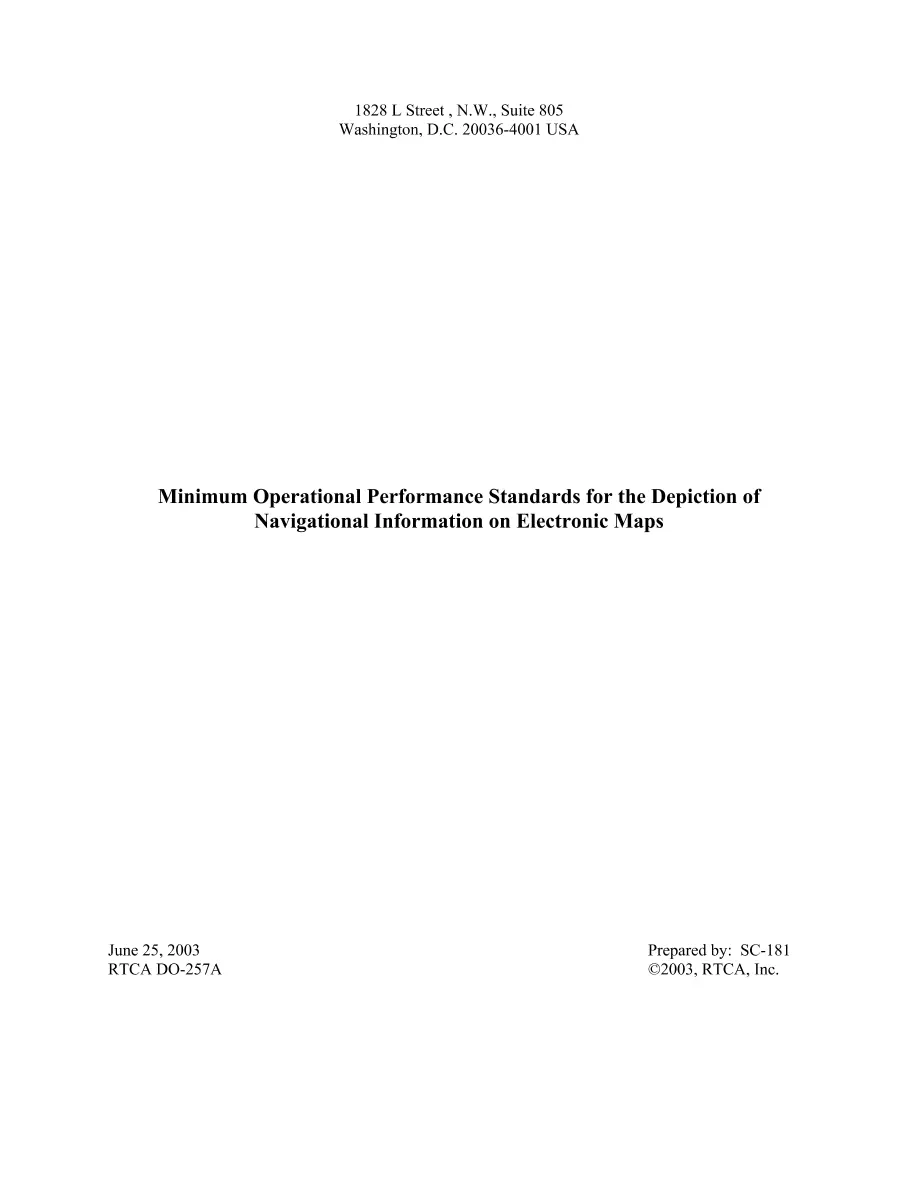 RTCA DO-257A pdf