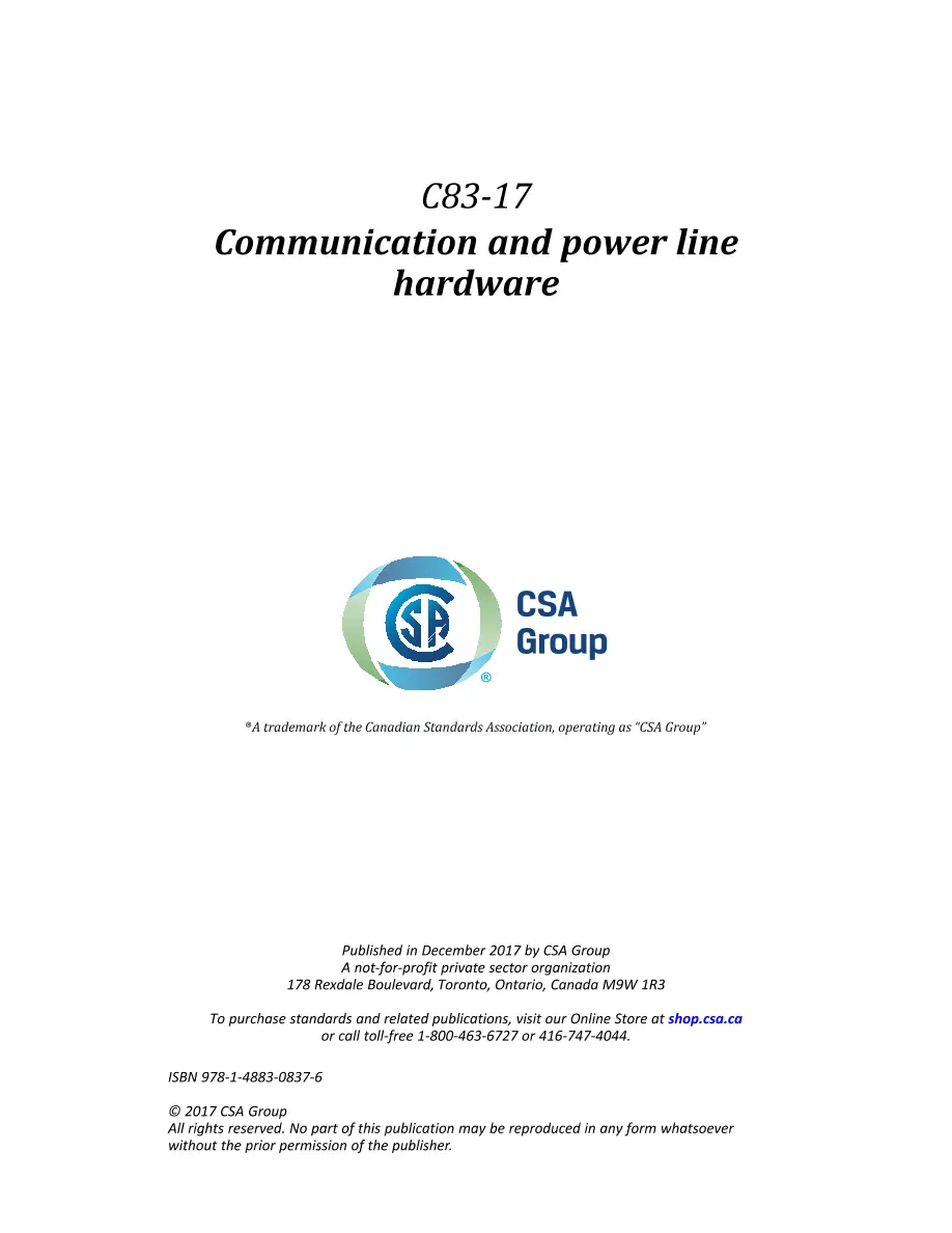 CSA C83-17 pdf