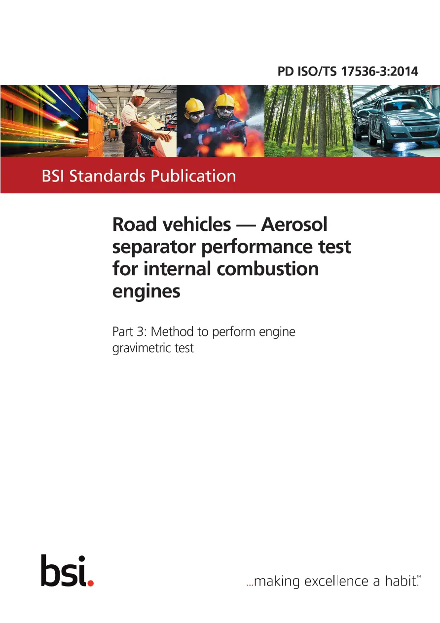 BS PD ISO/TS 17536-3:2014 BS PD ISO/TS 17536-3:2014 pdf