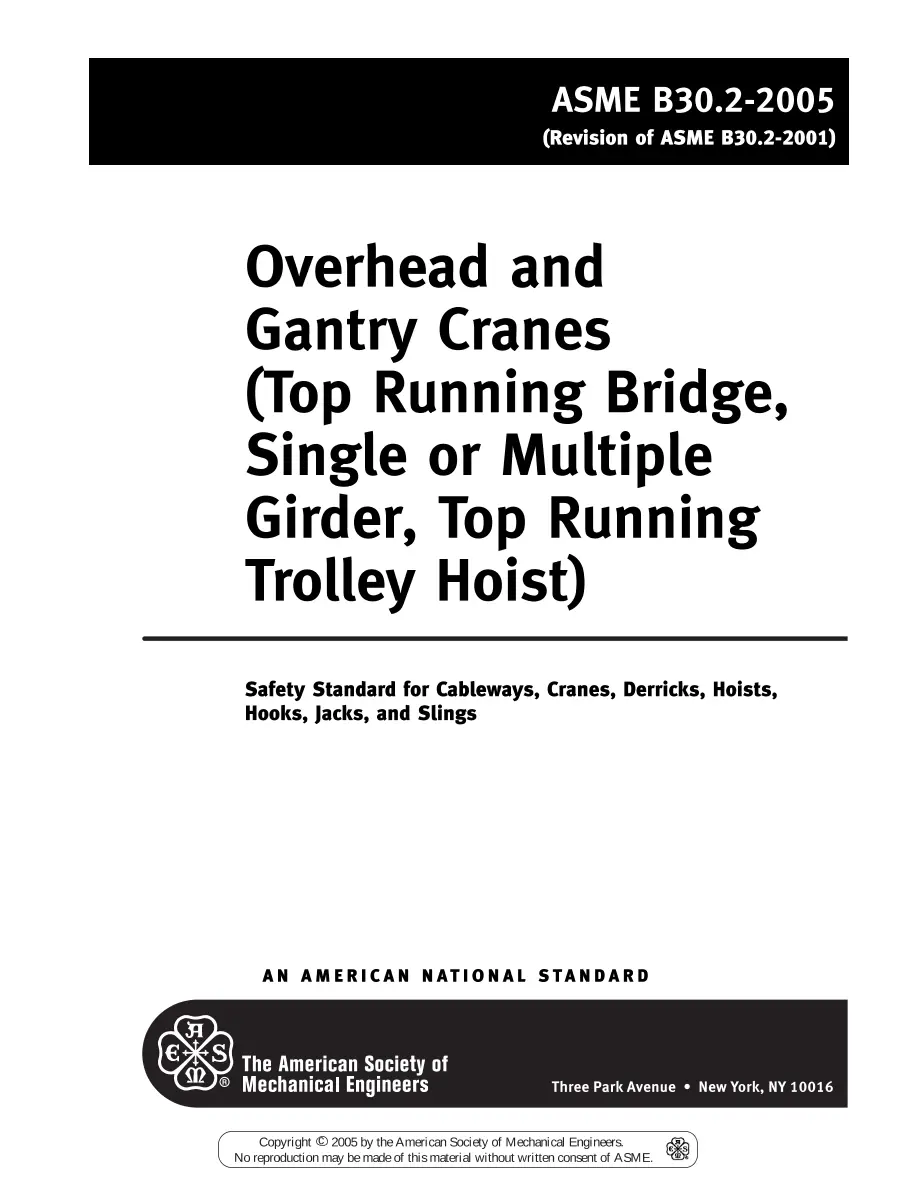 ASME B30.2-2005 ASME B30.2-2005 pdf