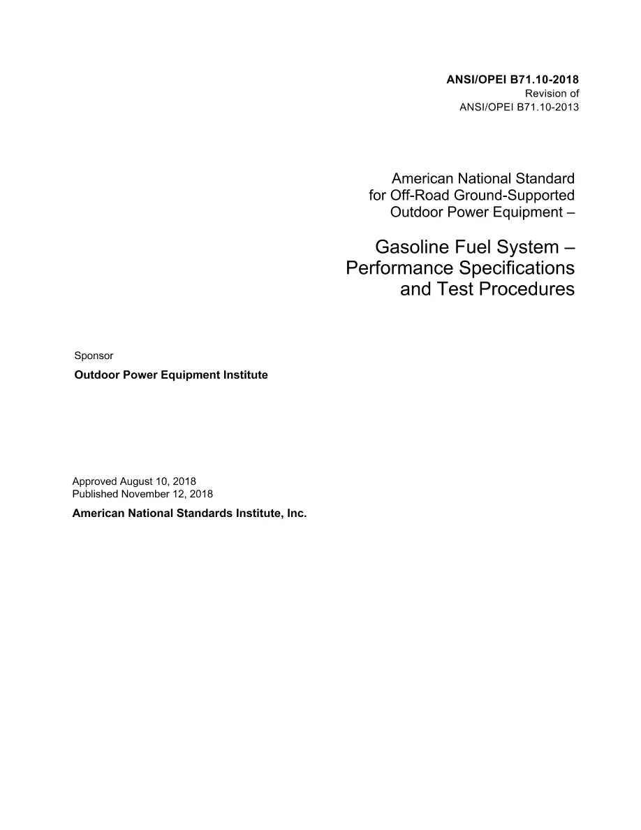 OPEI B71.10-2018 OPEI B71.10-2018 pdf