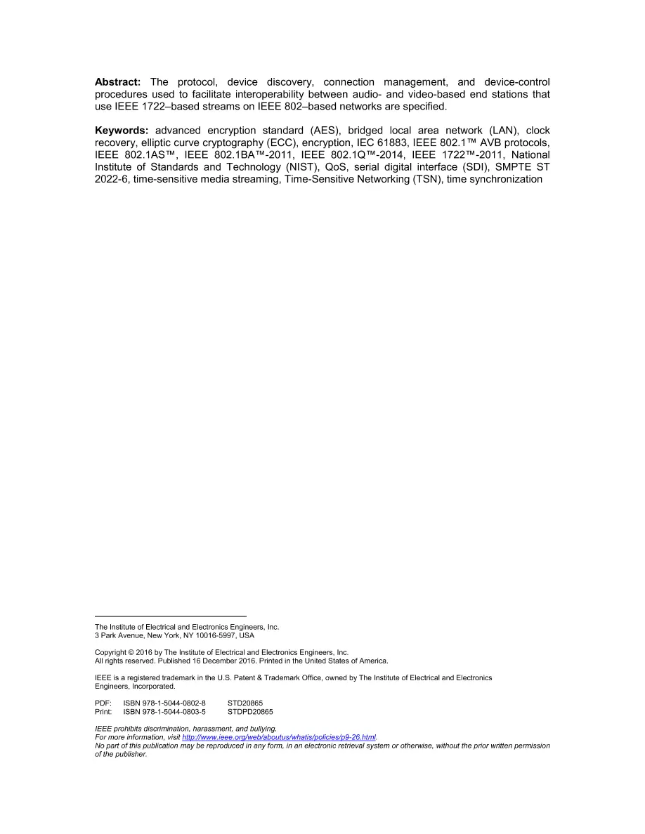 IEEE 1722-2016 IEEE 1722-2016 pdf