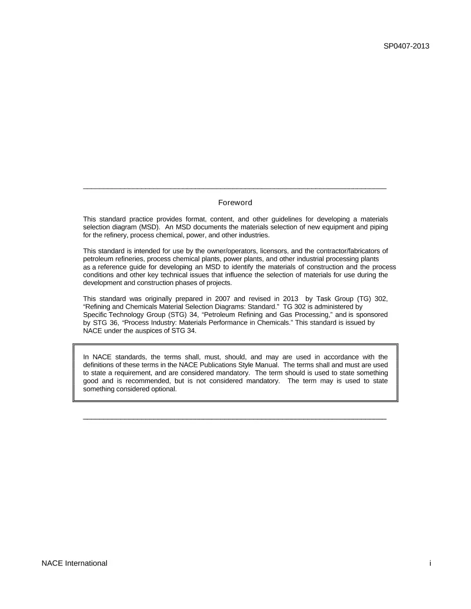 NACE SP0407-2013 NACE SP0407-2013 pdf