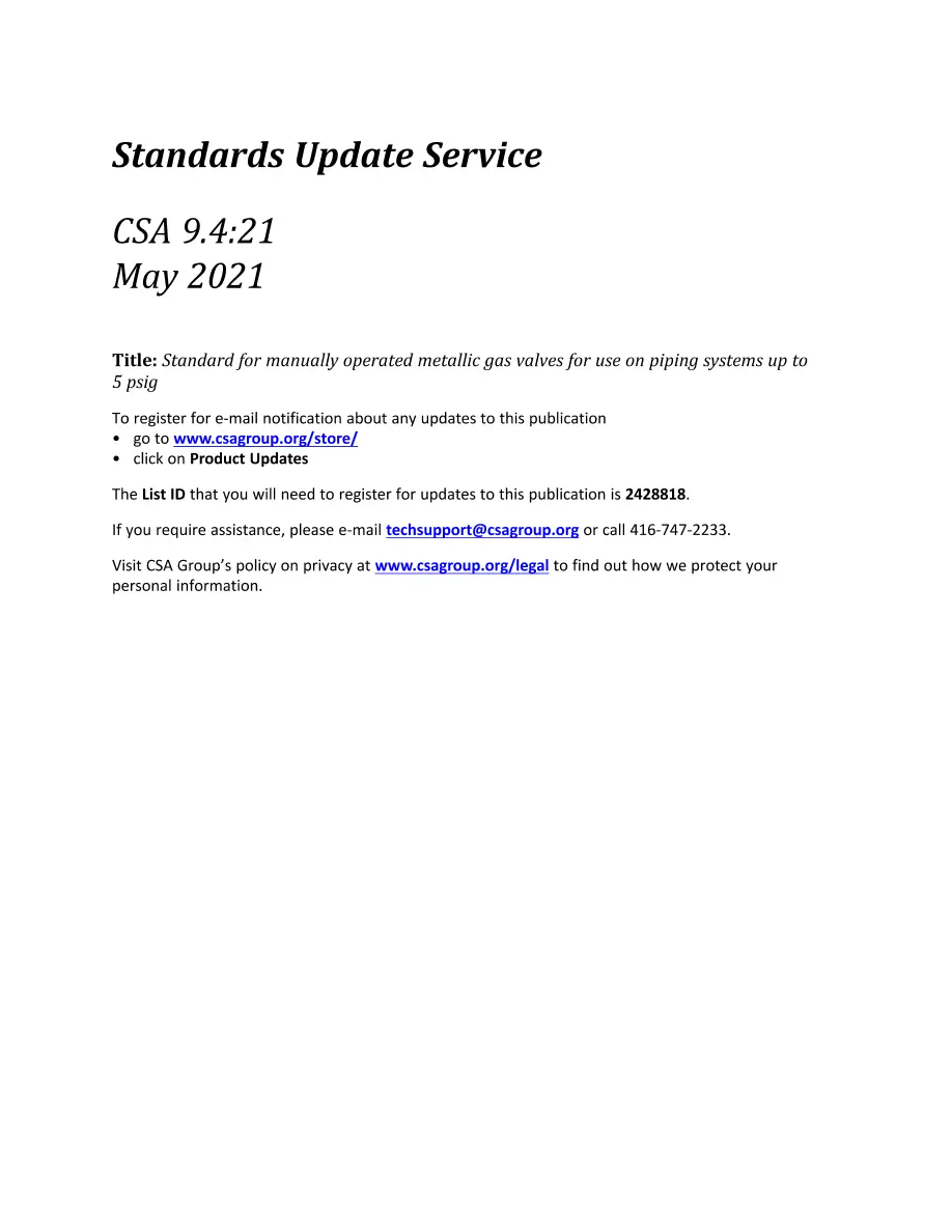 CSA 9.4:21 CSA 9.4:21 pdf