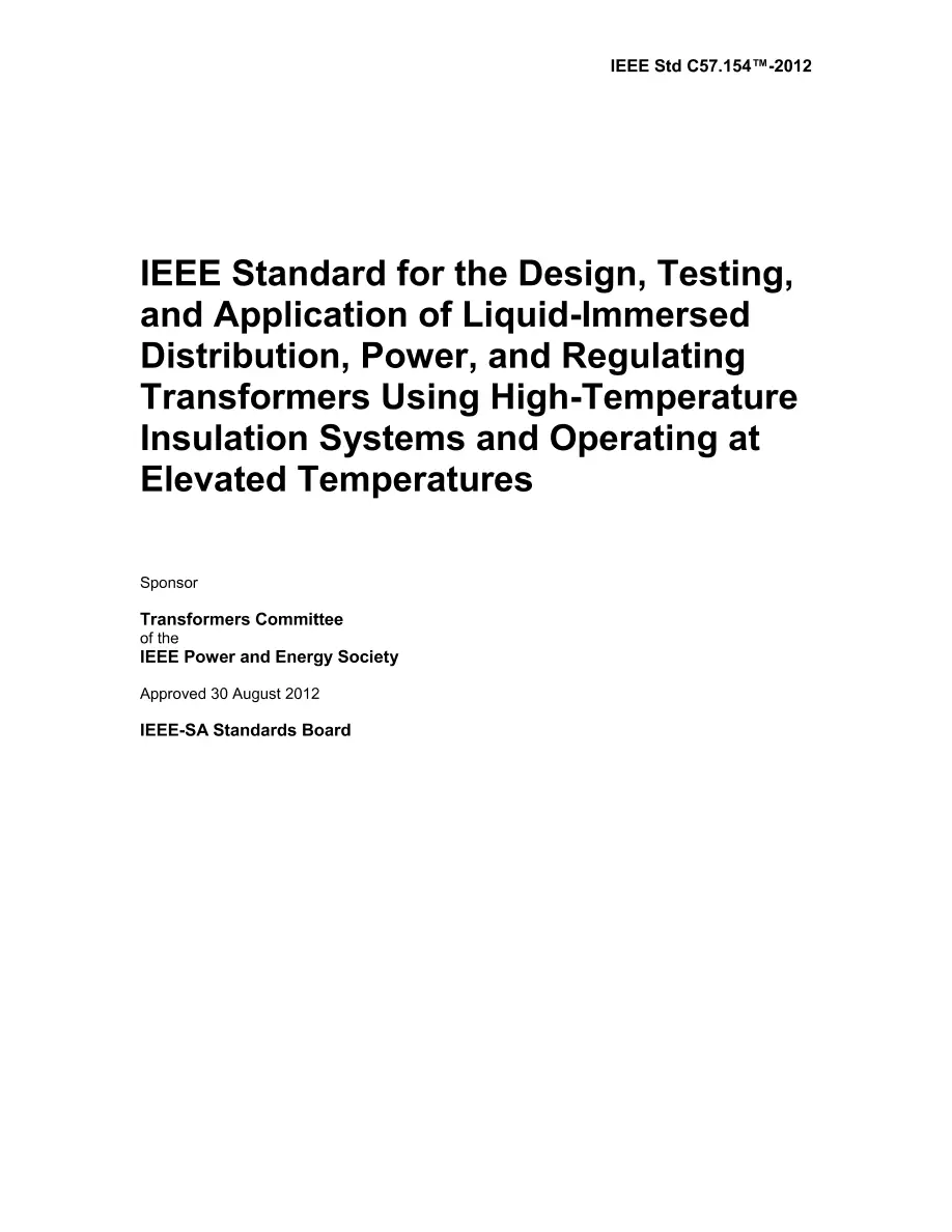 IEEE C57.154-2012 IEEE C57.154-2012 pdf