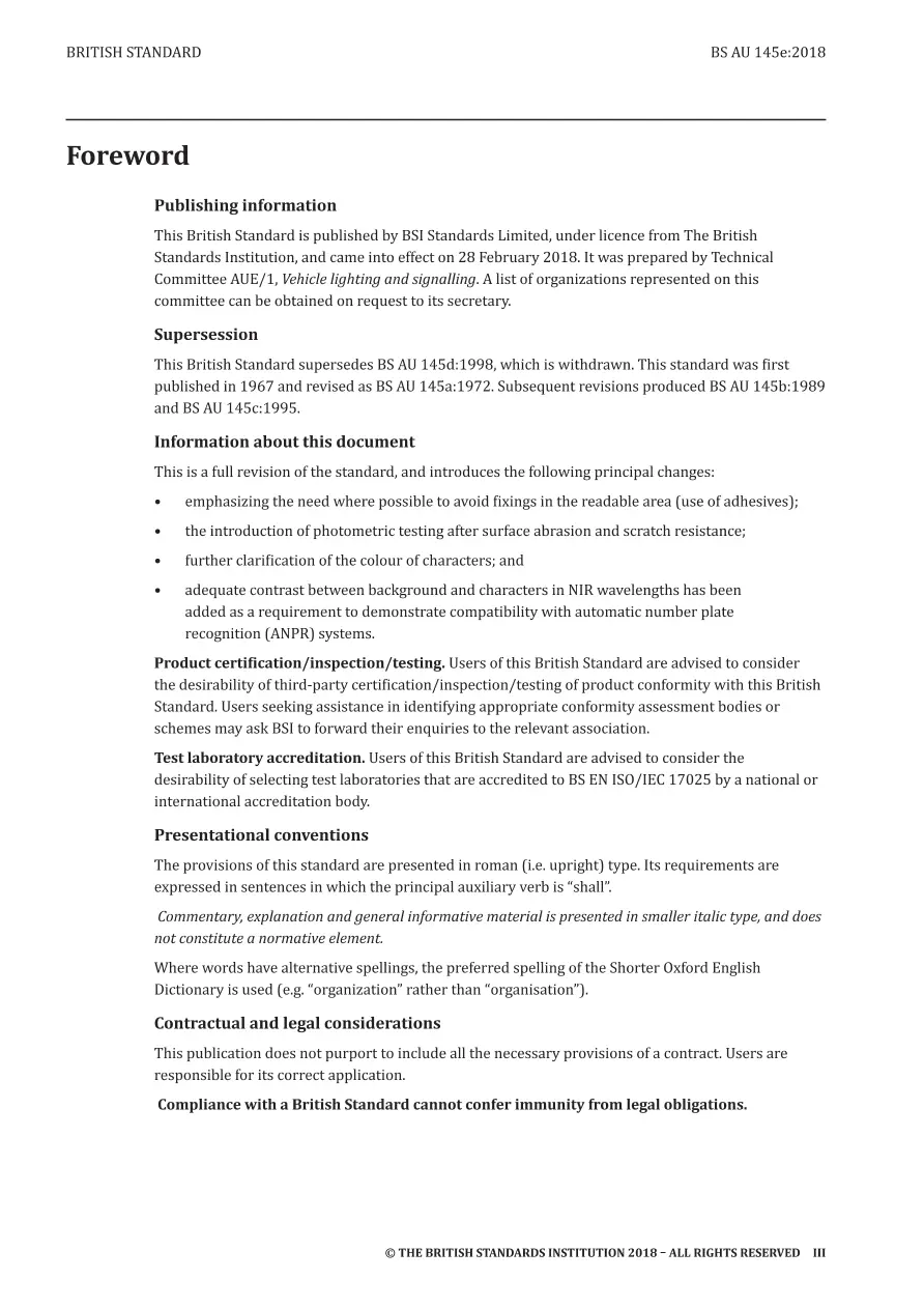BS AU 145E:2018 BS AU 145E:2018 pdf