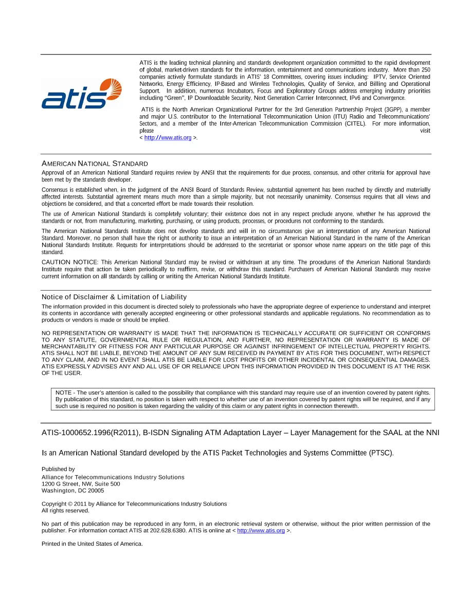 ATIS 1000652.1996(S2016) ATIS 1000652.1996(S2016) pdf