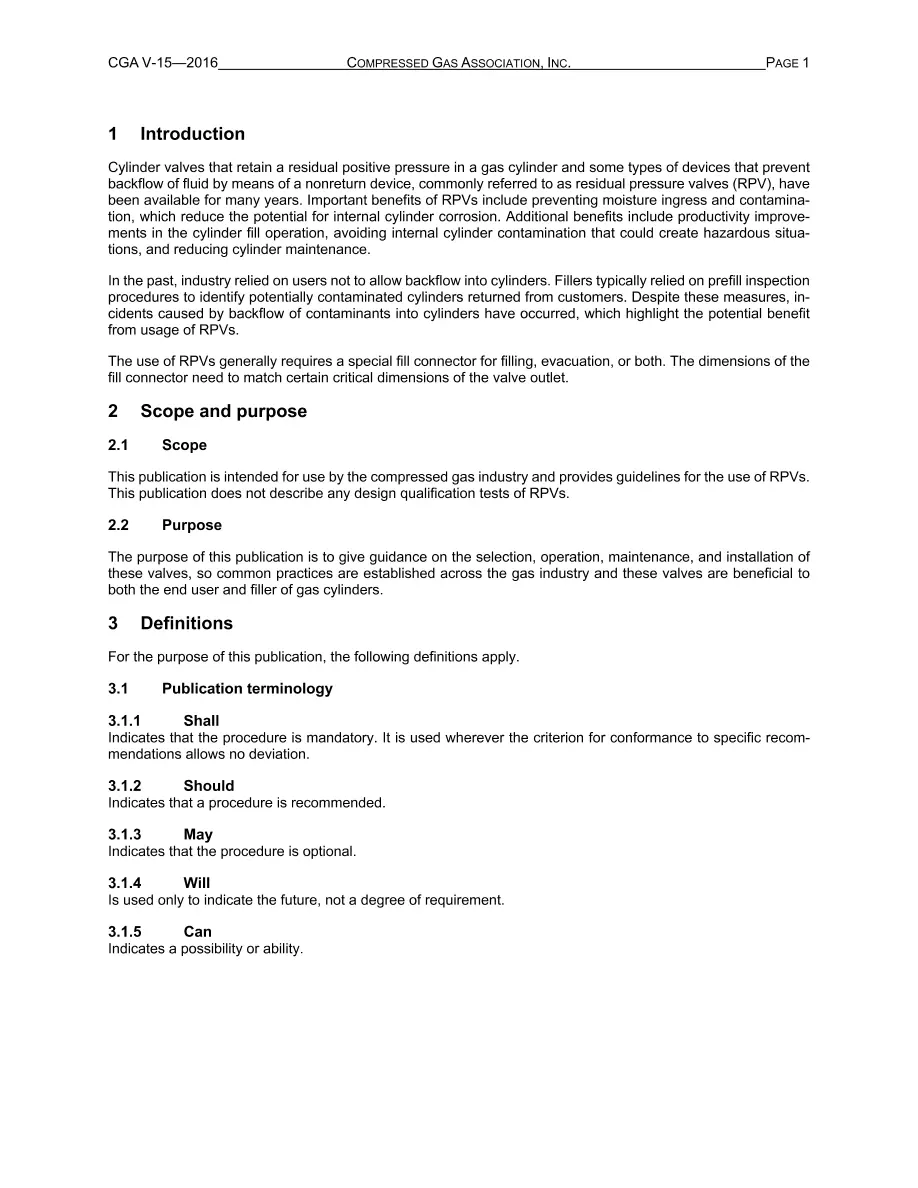 CGA V-15 pdf