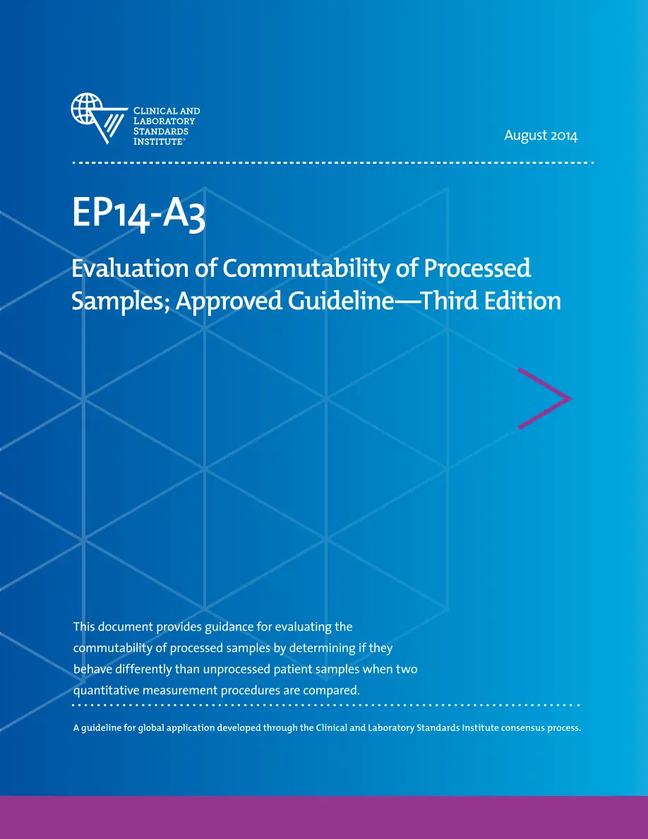 CLSI EP14-A3 CLSI EP14-A3 pdf