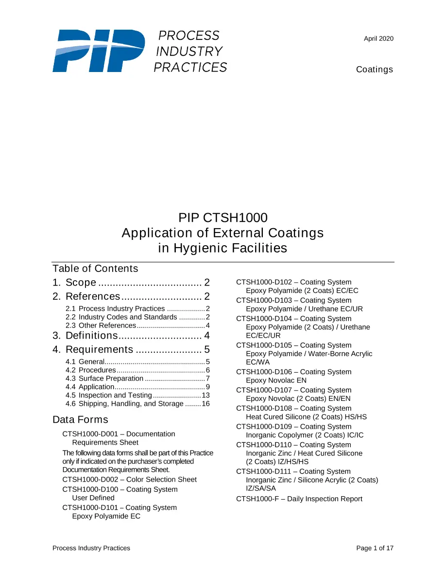 PIP CTSH1000 PIP CTSH1000 pdf