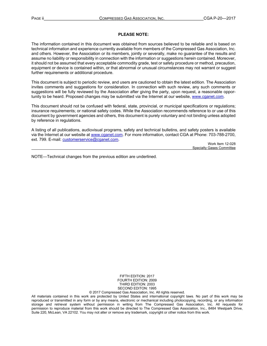 CGA P-20 pdf