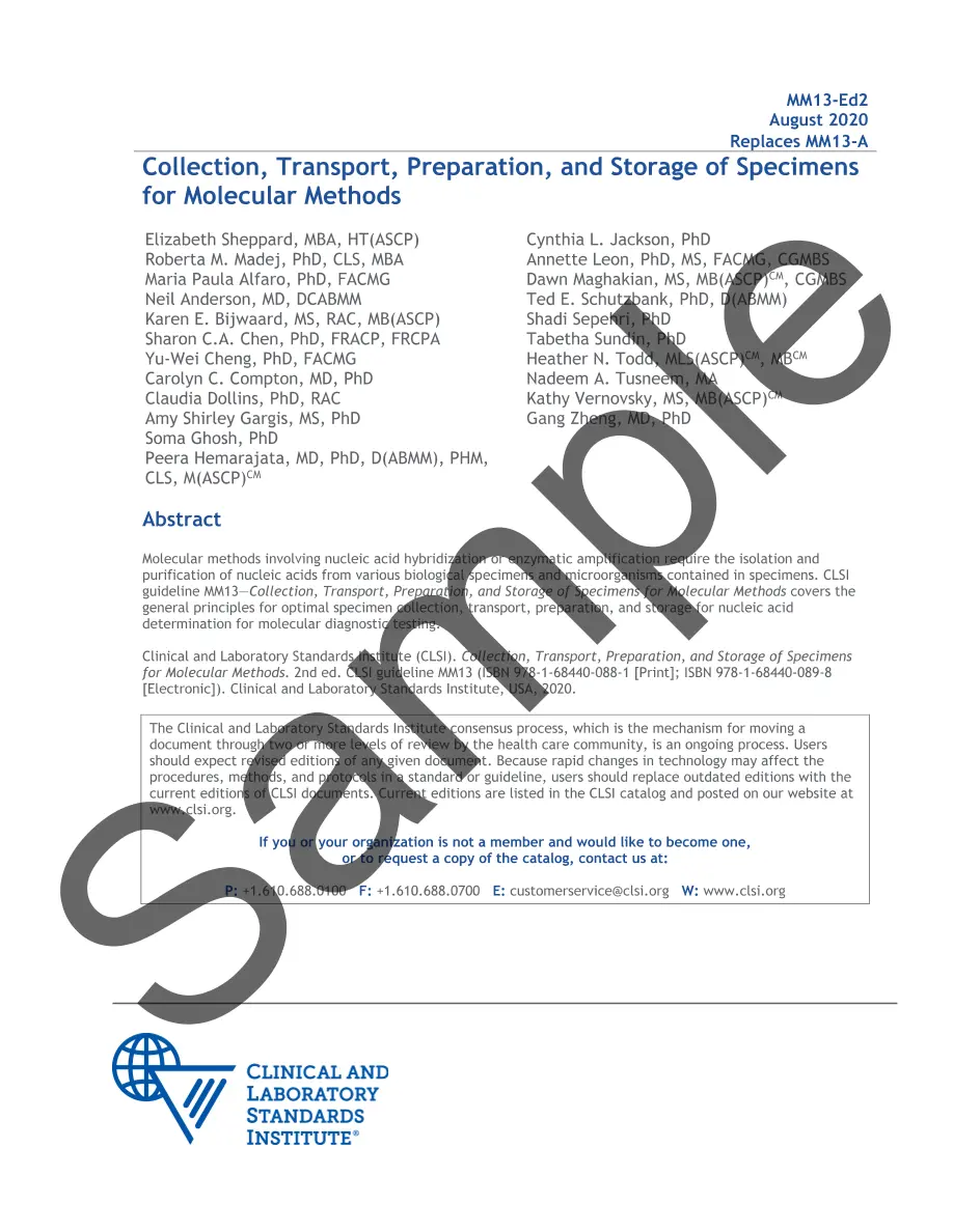CLSI MM13 CLSI MM13 pdf
