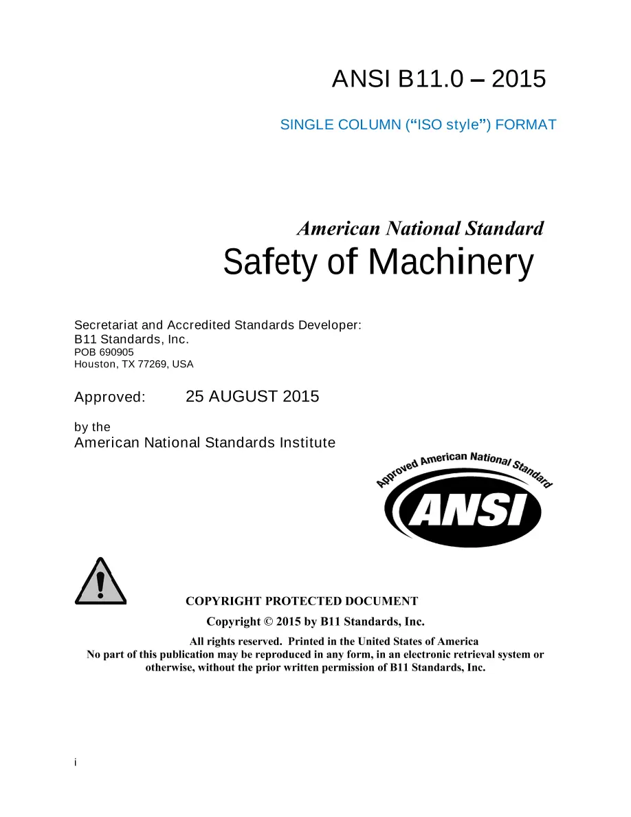 B11 B11.0-2015 B11 B11.0-2015 pdf