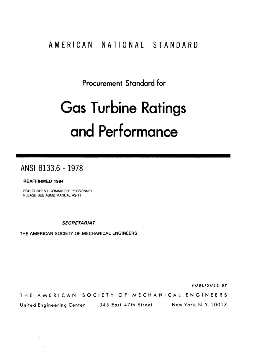 ASME B133.6-1978(R1994) pdf