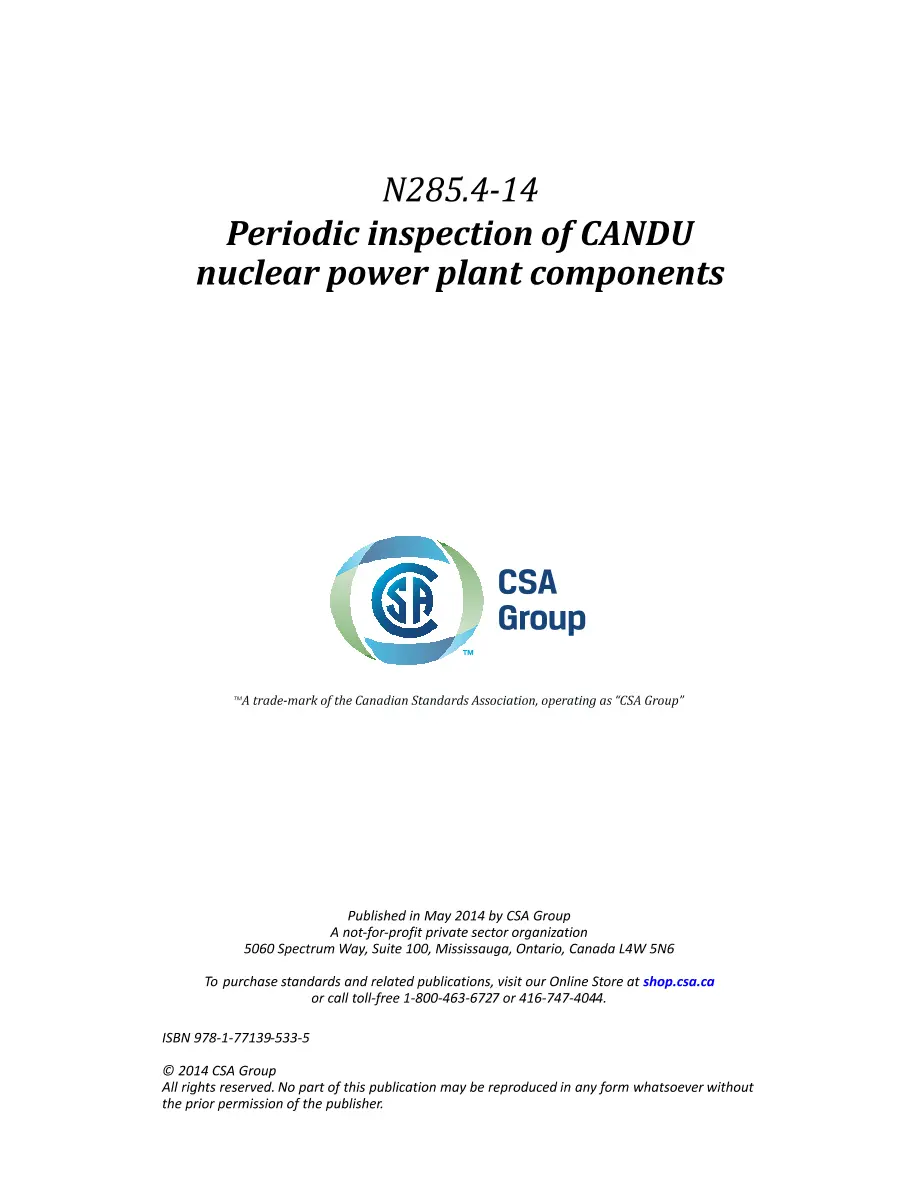CSA N285.4-14 CSA N285.4-14 pdf