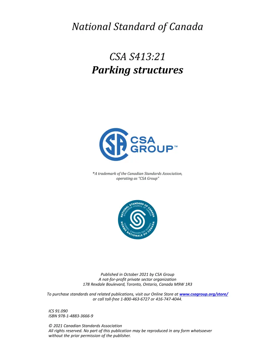 CSA S413:21 CSA S413:21 pdf