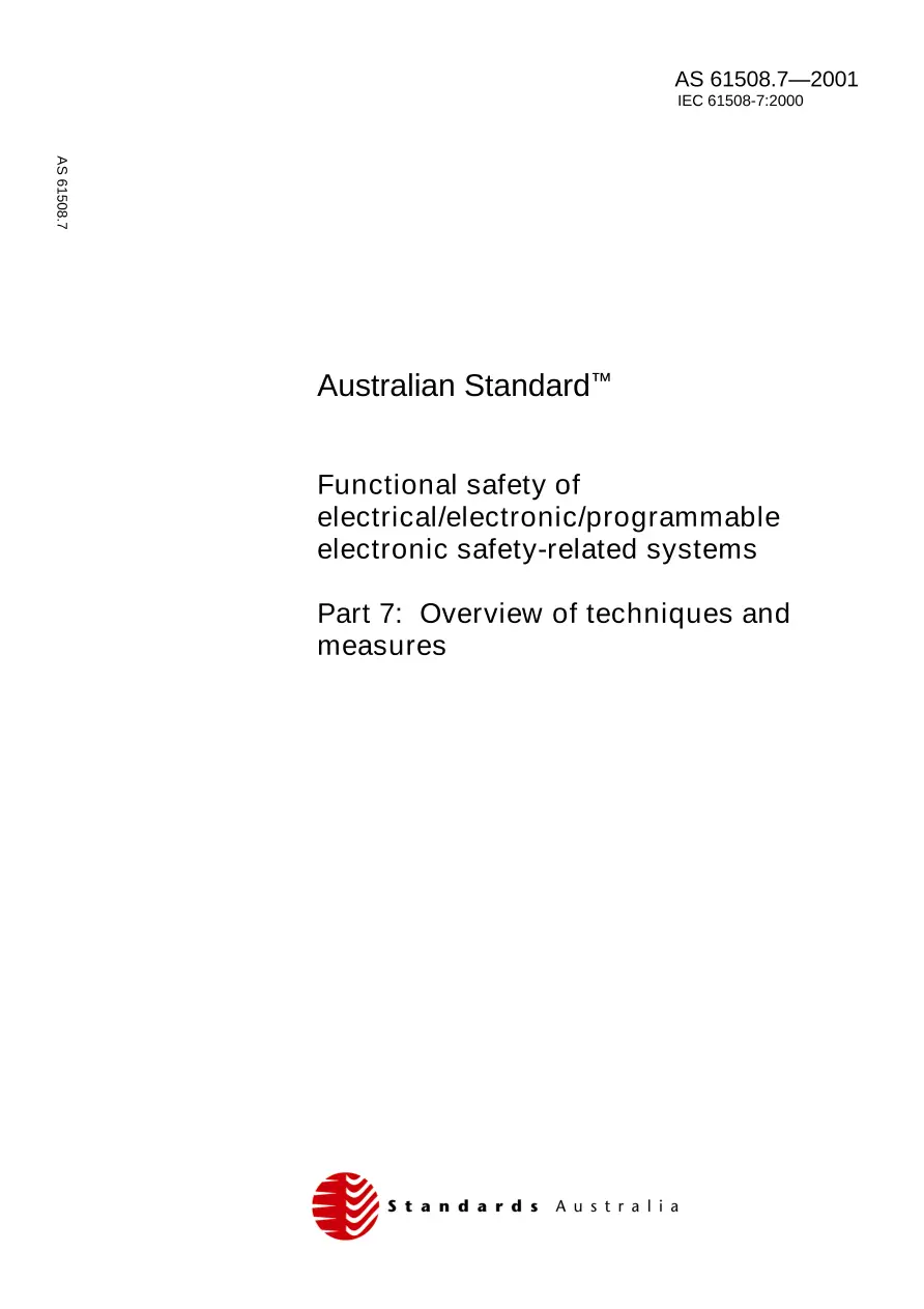 AS 61508.7-2001 AS 61508.7-2001 pdf