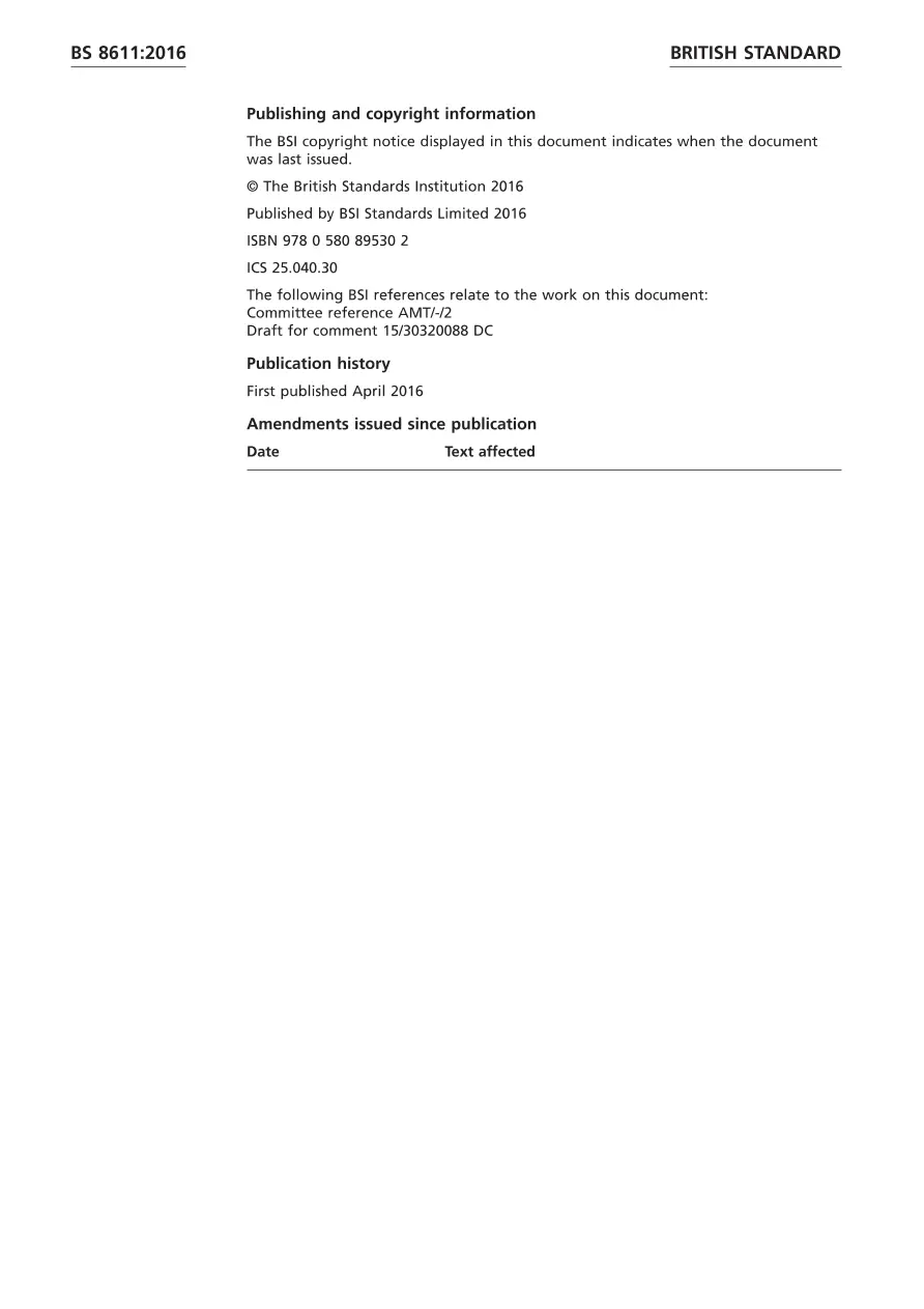 BS 8611:2016 BS 8611:2016 pdf