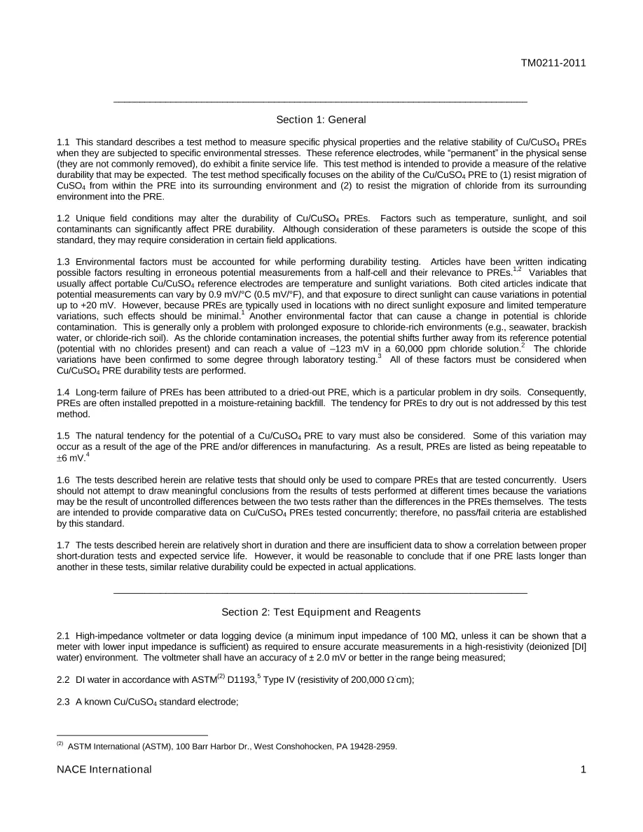 NACE TM02111-2011 NACE TM02111-2011 pdf
