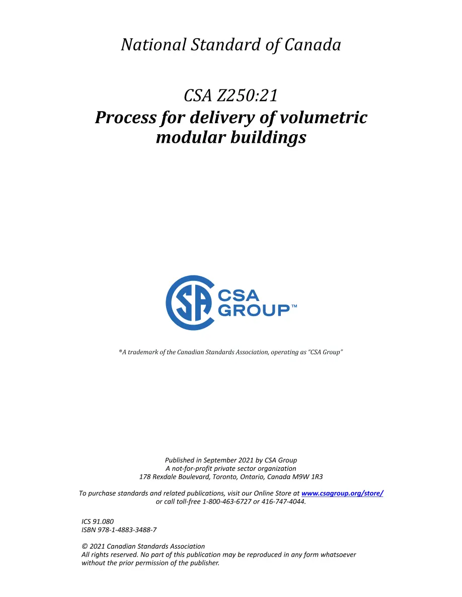 CSA Z250:21 CSA Z250:21 pdf