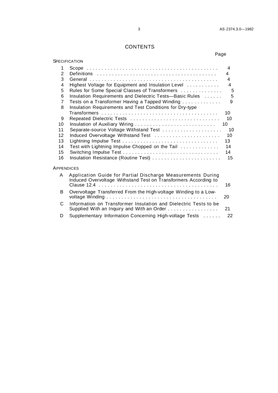 AS 2374.3.0-1982 AS 2374.3.0-1982 pdf