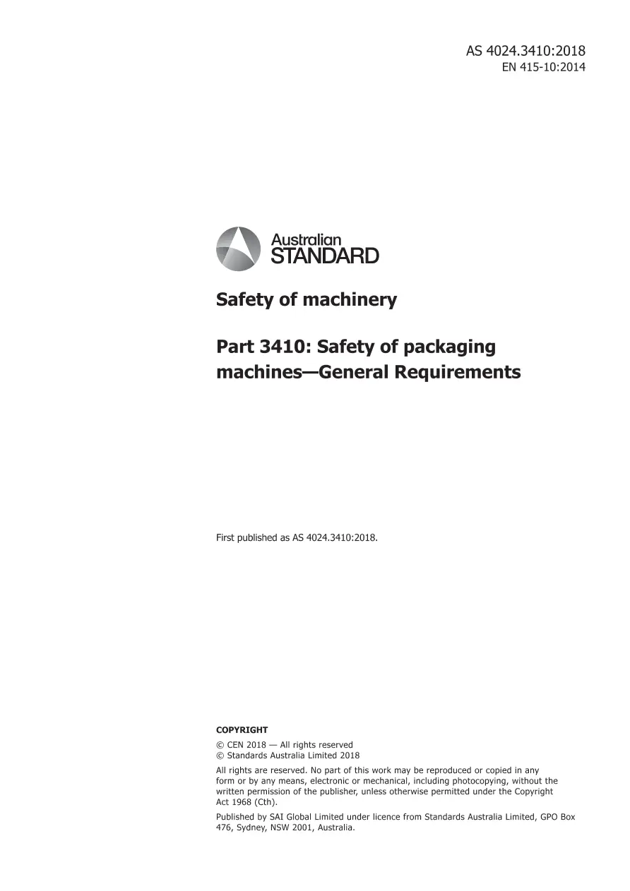 AS 4024.3410:2018 AS 4024.3410:2018 pdf