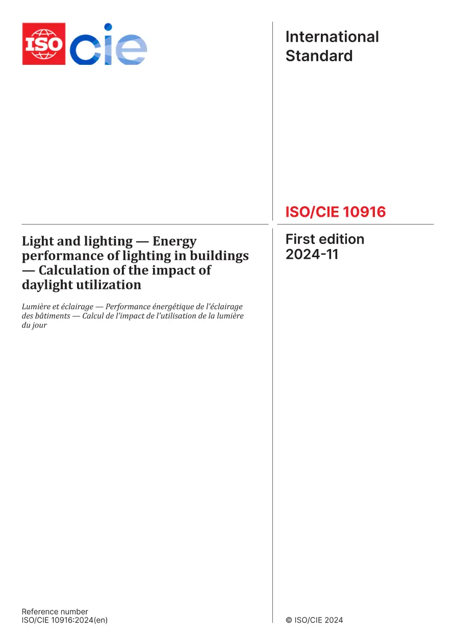 CIE ISO 10916:2024 pdf