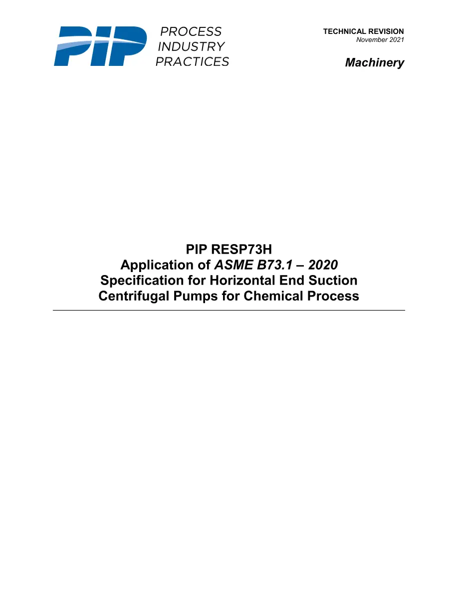 PIP RESP73H PIP RESP73H pdf