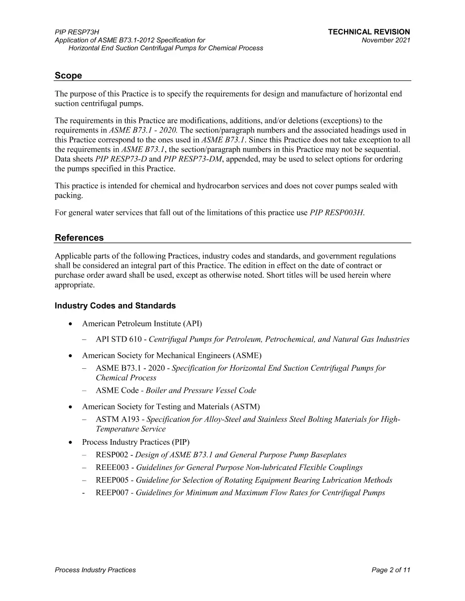 PIP RESP73H PIP RESP73H pdf