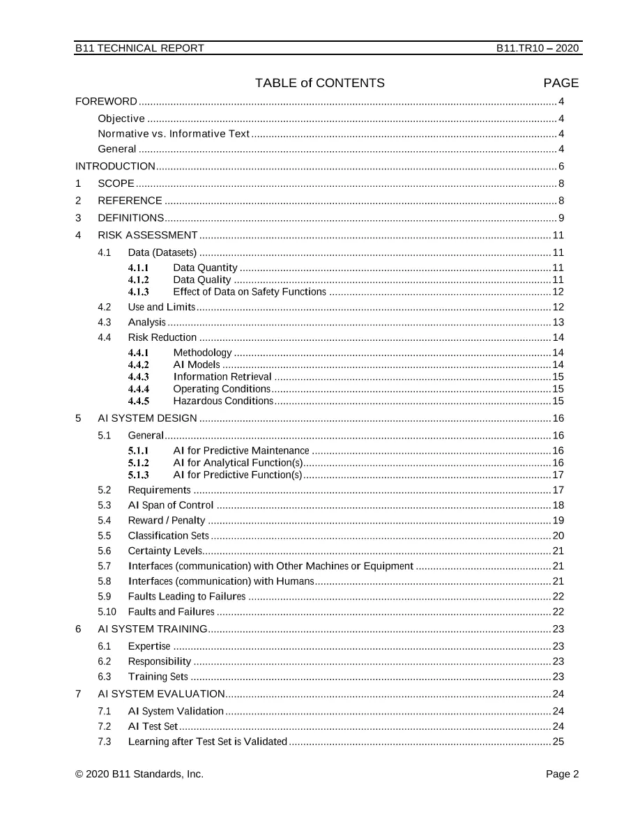 B11 B11.TR10:2020 B11 B11.TR10:2020 pdf