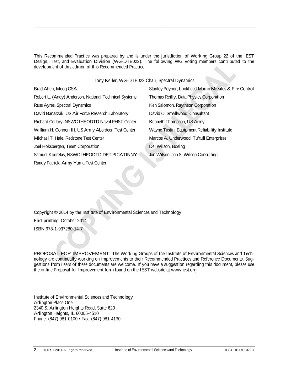 IEST RP-DTE022.1 IEST RP-DTE022.1 pdf