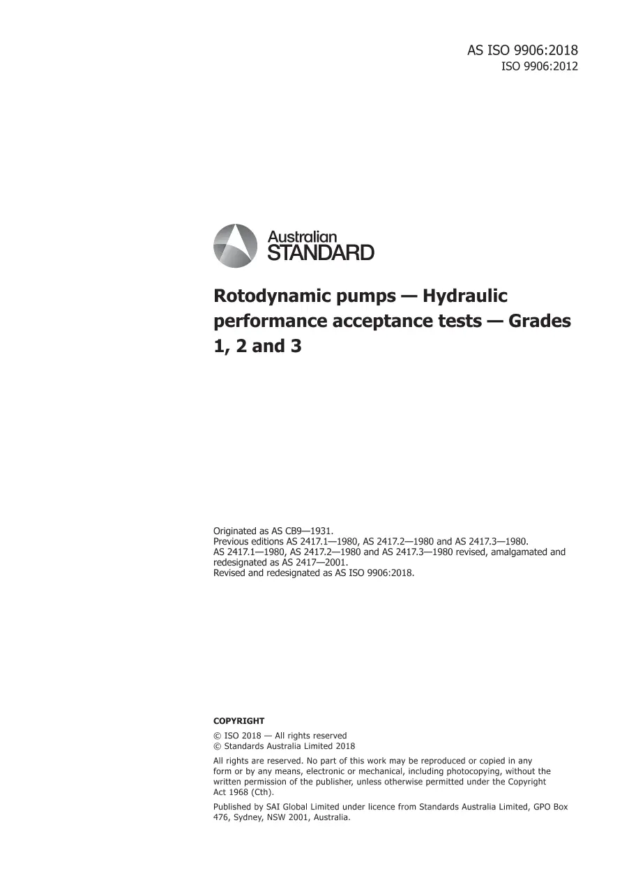 AS ISO 9906:2018 AS ISO 9906:2018 pdf