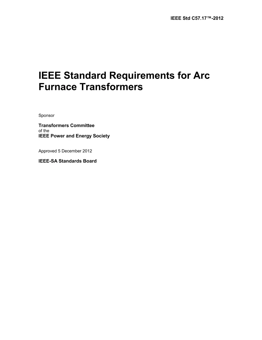 IEEE C57.17-2012 IEEE C57.17-2012 pdf