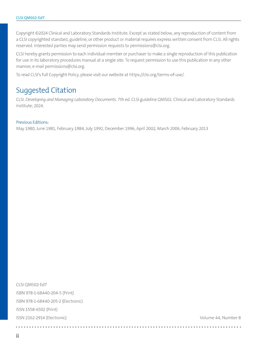 CLSI QMS02 7th Edition CLSI QMS02 7th Edition pdf