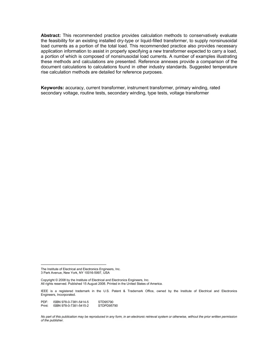 IEEE C57.110-2008 IEEE C57.110-2008 pdf