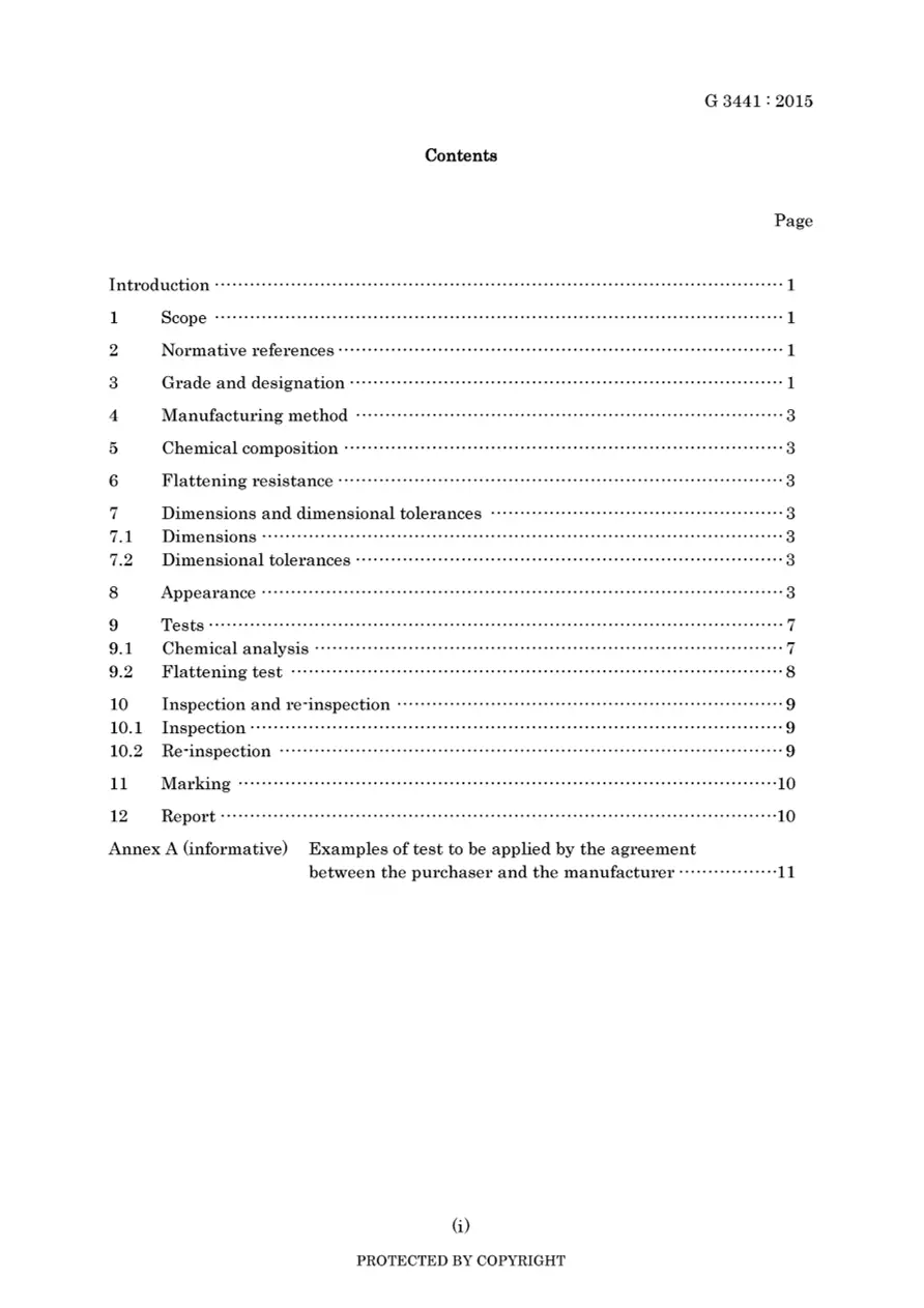 JIS G 3441:2015 pdf