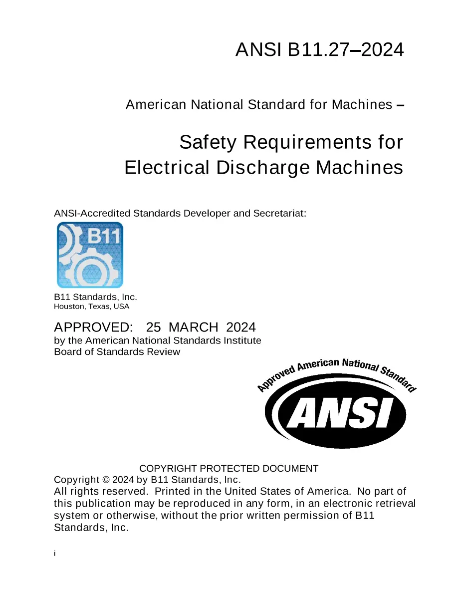 B11 B11.27-2024 B11 B11.27-2024 pdf