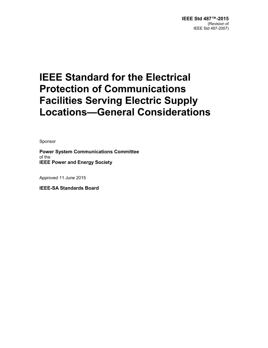 IEEE 487-2015 IEEE 487-2015 pdf