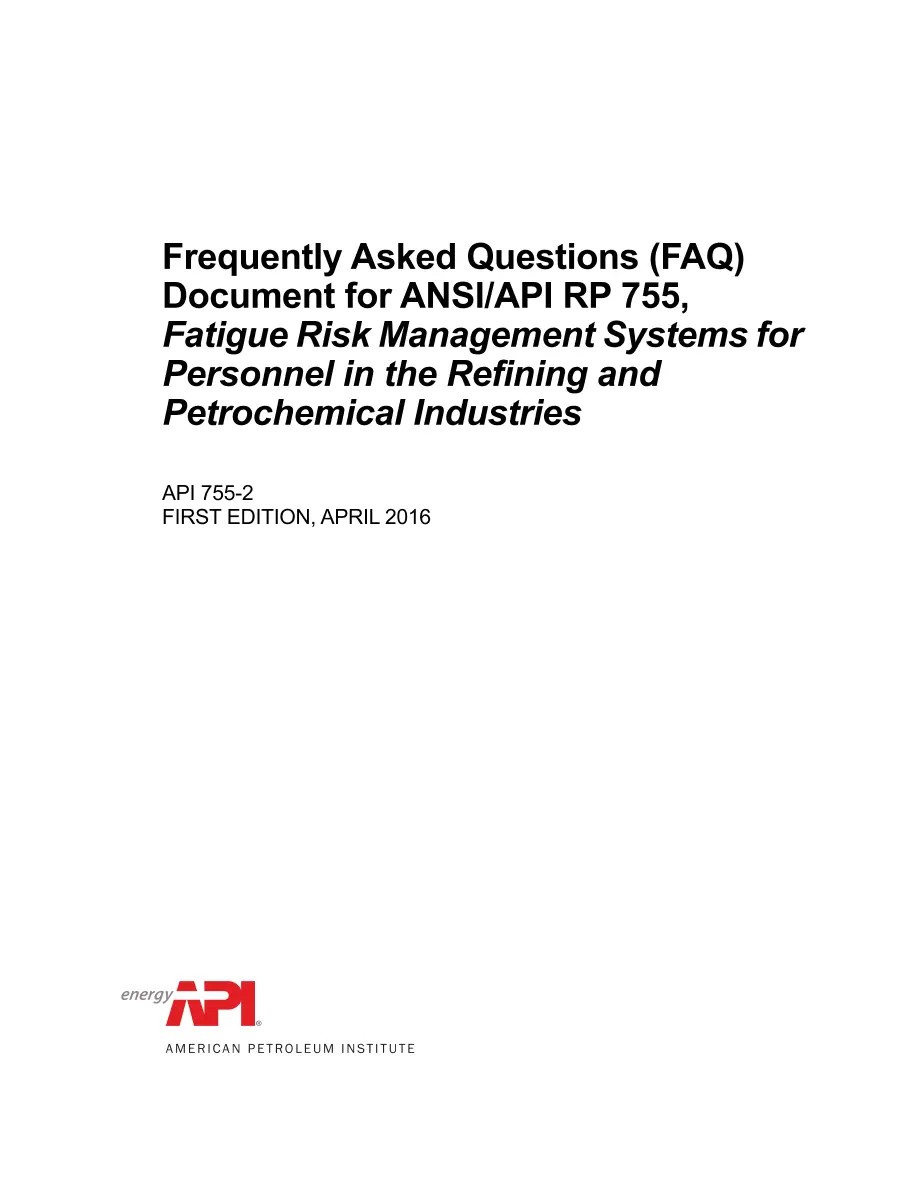 API 755-2 API 755-2 pdf